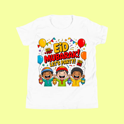 Kids Eid Mubarak Shirt – Cute Balloon Design SavigStyle