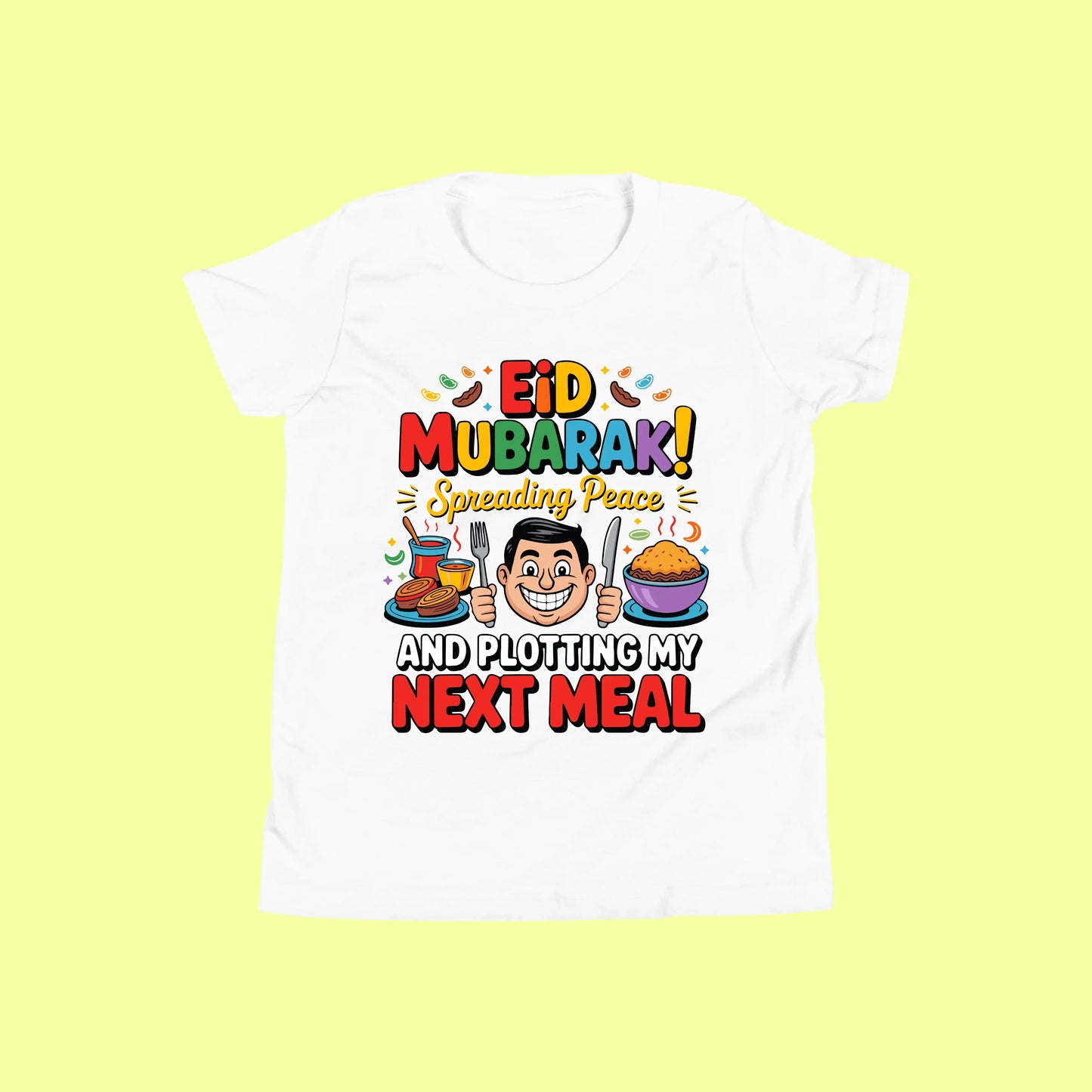 Funny Eid Mubarak Shirt – Plotting My Next Meal Tee SavigStyle