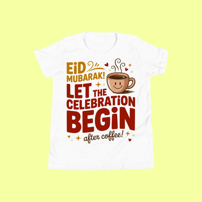 Eid Mubarak Coffee Celebration T-Shirt SavigStyle