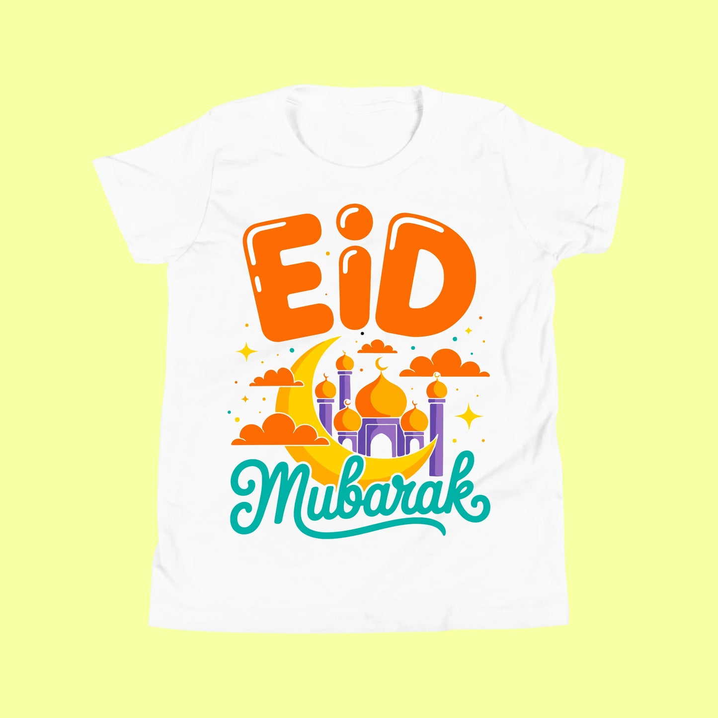Eid Mubarak Crescent Moon T-Shirt SavigStyle