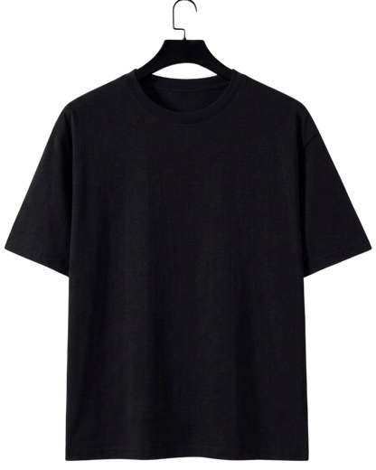Men Black Cotton T-Shirt – 100% Cotton | Affordable Price