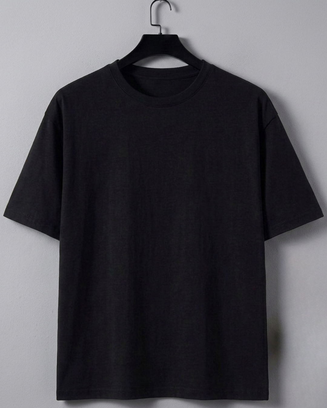 Men Black Cotton T-Shirt – 100% Cotton | Affordable Price
