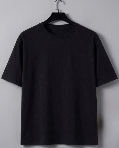 Men Black Cotton T-Shirt – 100% Cotton | Affordable Price